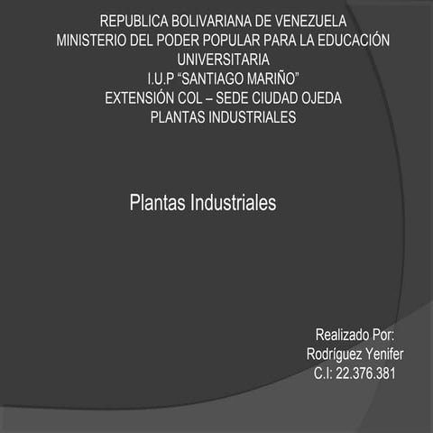 Plantas industrial yeni