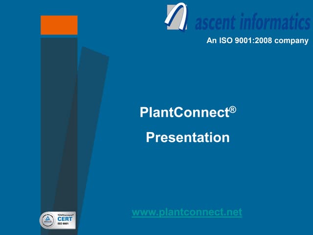 PlantConnect Presentation