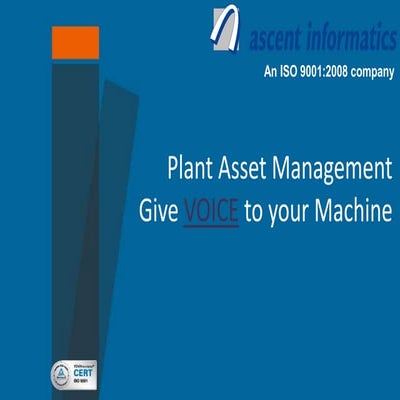 PlantConnect – plant asset monitoring system (pams)