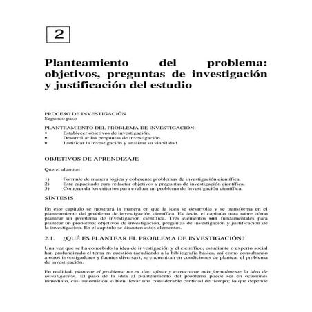 Planteamiento problema