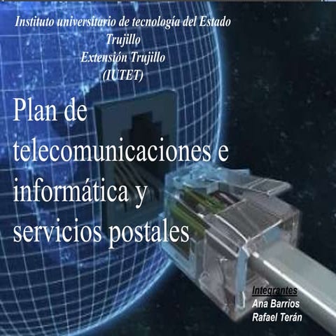 Plan telecomunicaciones