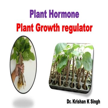 Plant growth regulators