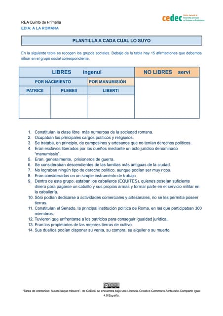 Plantilla "Cada cual a lo suyo"