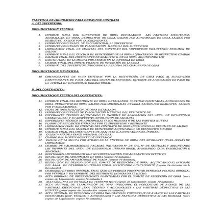 Plantilla de liquidacion por contrata