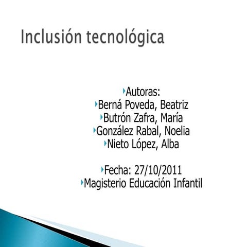 Inclusión tencológica