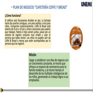 Plan de negocio cafeteria | DOCX