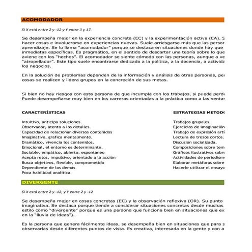 Tipos de Aprendizaje