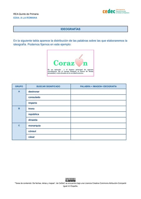 Plantilla para diseñar una ideografía