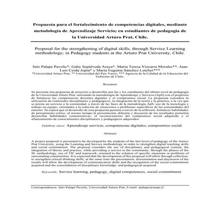 Propuesta para el fortalecimiento de competencias digitales en estudiantes de...