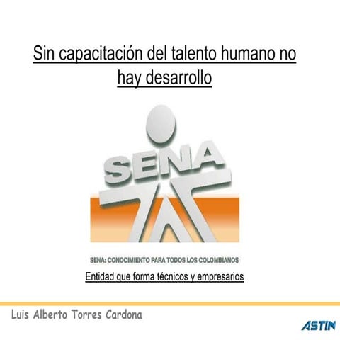 Plantilla presentación sena