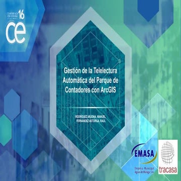 Gestión de la Telelectura Automática del Parque de Contadores con ArcGIS - Co...