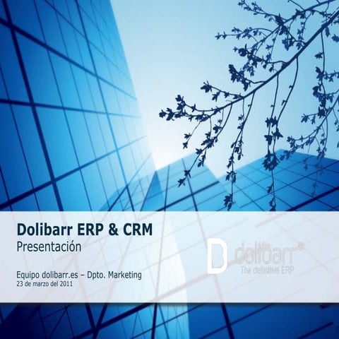 Presentación ERP & CRM Dolibarr
