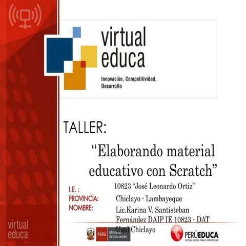 Presentaciones virtualeduca2014 taller - Karina V. Santisteban Fernández - Ta...