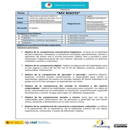 Plantilla proyecto eTwinning