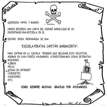 Proyecto Los Piratas Infantil