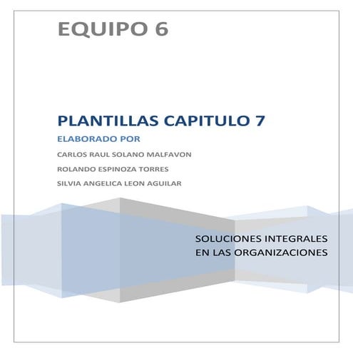 Plantillas capitulo 7