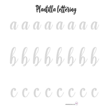 Plantillas Para Practicar Lettering Pdf – OXROFB