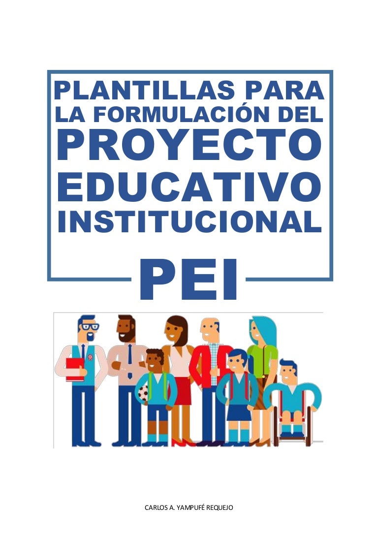 Plantillas para elaborar el PEI 2017