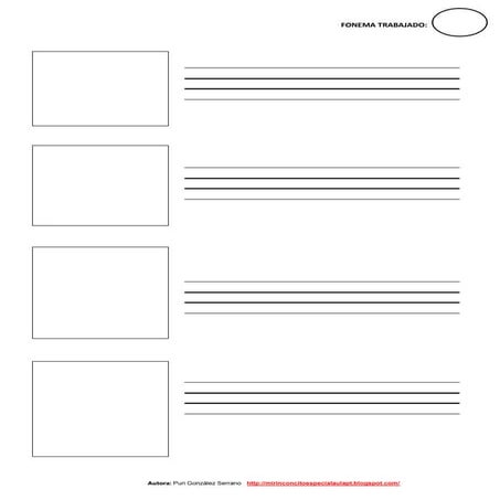 Plantilla trabajamos la palabra a través de los fonemas