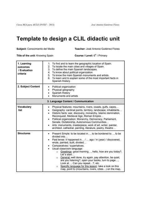 CURSO AICLE 2014 | PDF