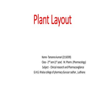 Plant layout by tamanna kumari.pptx