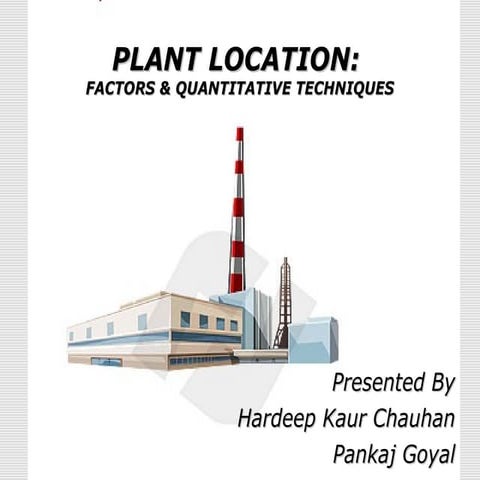 Plant location