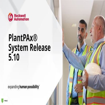 DCS PlantPAx 5.1 Customer Presentation.PPTX