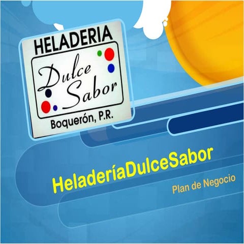 Plan de Trabajo Heladería