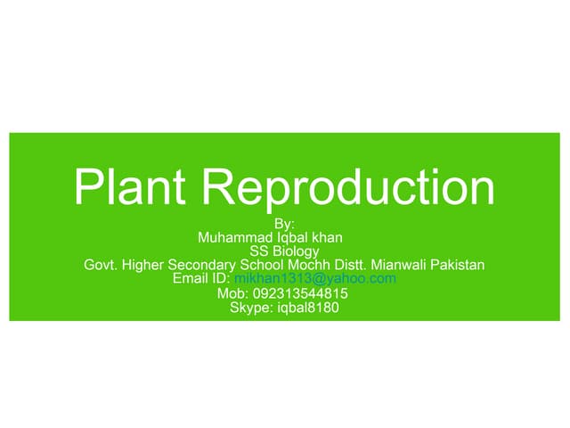 Pollination and fertilization | PPTX