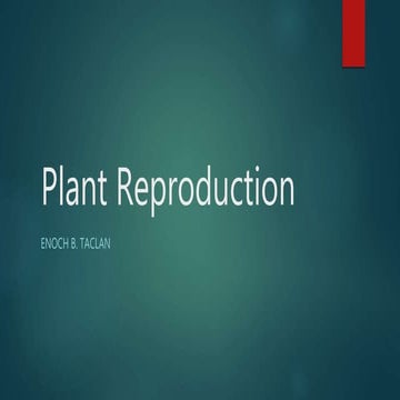 Plant reproduction