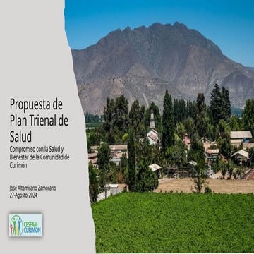 Plan trienal cesfam ...............................