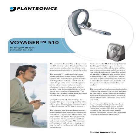 Plantronics 17593-02 Tubo Vocale, 10 Pezzi