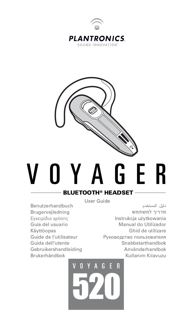 Plantronics voyager 520 user guide