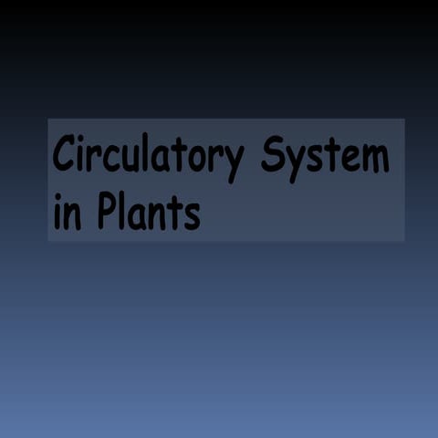 Plant Transport System