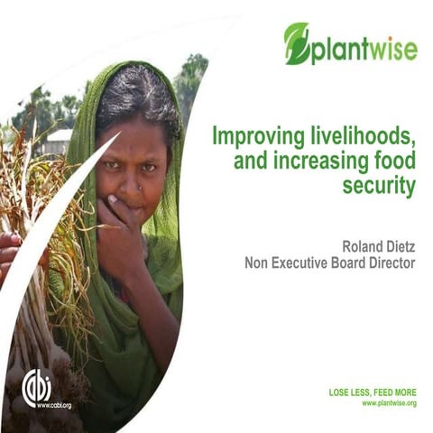 The Global Plant Health Centre: Building a Surveillance and Knowledge ...