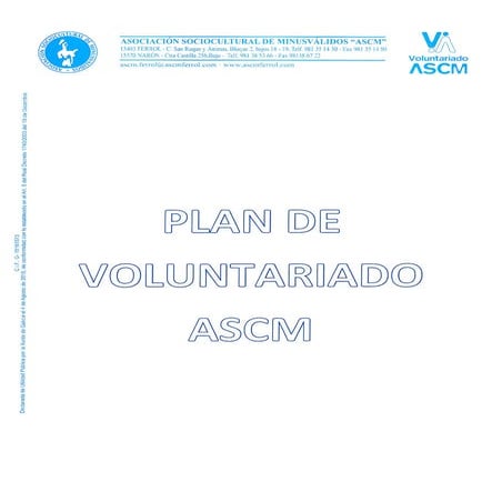 Plan voluntariado ascm