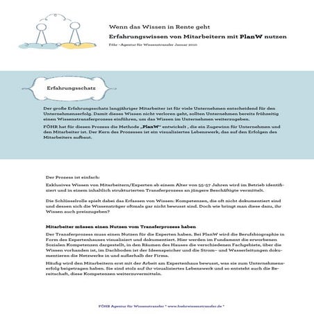 Wenn das Wissen in Rente geht