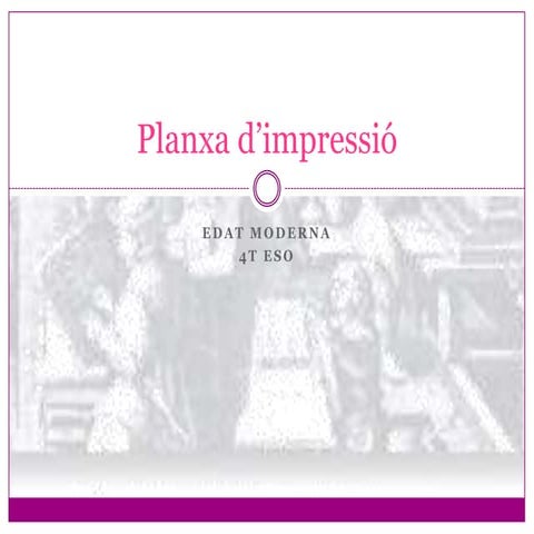 Planxa  IMPRESSIO PROFES