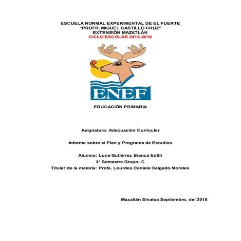 Plan Y Programa De Estudios | PPTX