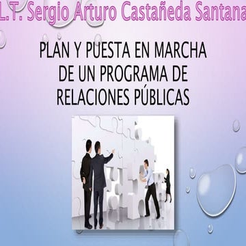 Plan y puesta en marcha de un programa | PPTX