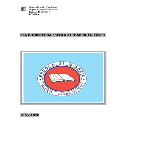Pla obertura escola21 d'abril  28_05_2020