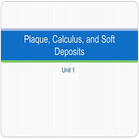 Deposits on the Teeth | PDF