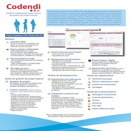 Plaquette Xerox Codendi