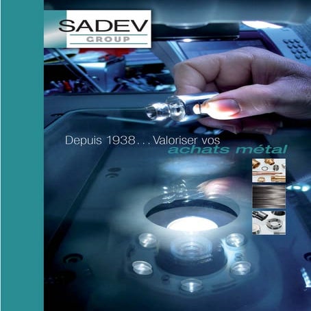 Plaquette SADEV Group