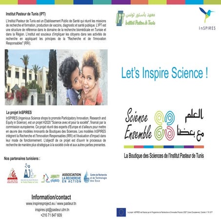 Science Ensemble : La boutique des Sciences de l'Institut Pasteur de Tunis