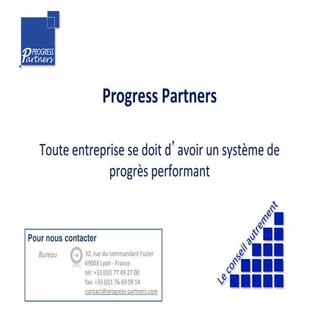 Progress Partners en bref