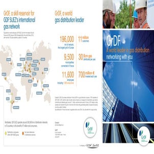 GrDF a world leader in gas distribution