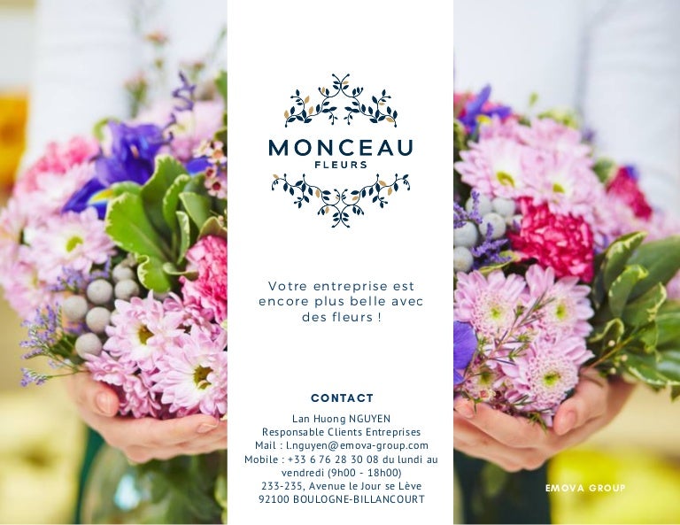 Plaquette Monceau Fleurs Btob