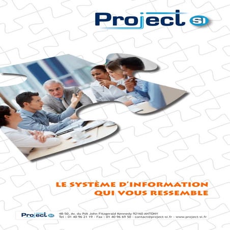 Plaquette présentation ssii project si | PDF