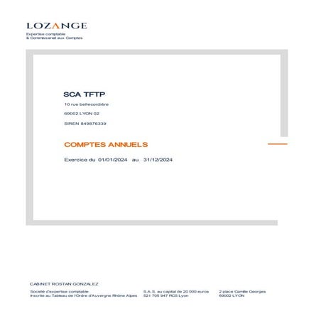 Rapport de gestion 2024 de Team for the Planet | PDF